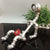 Iron Silver Table Lamp Piping Robot 1 Bulb Industrial Night Stand Light with Rotary Valve Switch Silver Clearhalo 'Lamps' 'Table Lamps' Lighting' 1950120