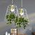 Loft Barrel Cage Suspension Pendant 1 Bulb Iron Hanging Ceiling Light in White with Green Leaf Deco White Clearhalo 'Art Deco Pendants' 'Cast Iron' 'Ceiling Lights' 'Ceramic' 'Crystal' 'Industrial Pendants' 'Industrial' 'Metal' 'Middle Century Pendants' 'Pendant Lights' 'Pendants' 'Tiffany' Lighting' 1950672