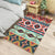 ColorfulSouthwestern Native Americana Rug Striped Geometric Area Rug Polyester Stain Resistant Indoor Area Carpet Green-Pink Clearhalo 'Area Rug' 'Rugs' 'Southwestern' Rug' 1955362