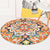 Classic Southwestern Rug Orange Americana Rug Polyester Non-Slip Backing Carpet for Living Room Yellow-Red Clearhalo 'Area Rug' 'Rugs' 'Southwestern' Rug' 1955402
