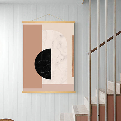 Abstract Canvas Print Textured Modern House Interior Wall Art Decor in Light Color White Clearhalo 'Art Gallery' 'Canvas Art' 'Contemporary Art Gallery' 'Modern' Arts' 1956120