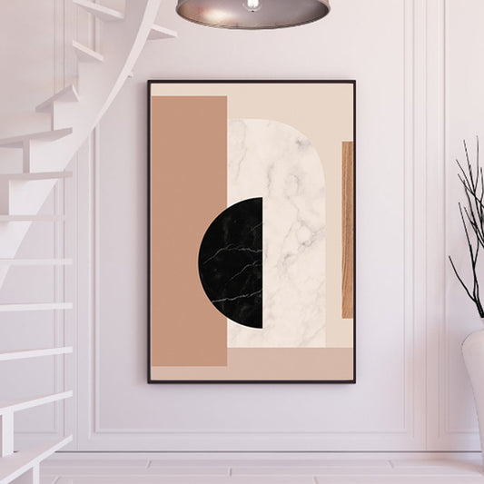 Abstract Canvas Print Textured Modern House Interior Wall Art Decor in Light Color Clearhalo 'Art Gallery' 'Canvas Art' 'Contemporary Art Gallery' 'Modern' Arts' 1956121