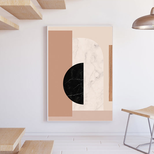 Abstract Canvas Print Textured Modern House Interior Wall Art Decor in Light Color Clearhalo 'Art Gallery' 'Canvas Art' 'Contemporary Art Gallery' 'Modern' Arts' 1956122