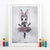 Versatile Deer Wall Decor Pastel Color Children's Art Style Painting for Kids Bedroom Grey Clearhalo 'Art Gallery' 'Canvas Art' 'Kids' Arts' 1956324