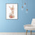Personified Bunny Canvas Children's Art Animal Painting in Light Color for Bedroom Brown Clearhalo 'Art Gallery' 'Canvas Art' 'Kids' Arts' 1956356