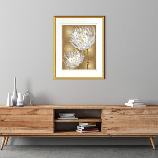 Soft Color Floral Wall Decor Paintings Traditional Textured Canvas Wall Art for Guest Room Clearhalo 'Art Gallery' 'Canvas Art' 'Traditional' Arts' 1956477