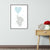 Blue Balloon and Elephant Wall Decor Animal Children's Art Textured Canvas for Baby Room Blue Clearhalo 'Art Gallery' 'Canvas Art' 'Kids' Arts' 1956682