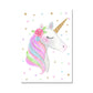 Fantasy Unicorn Wall Decor Children's Art Animal Canvas in Soft Color for Rest Room Clearhalo 'Art Gallery' 'Canvas Art' 'Kids' Arts' 1956710