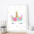 Fantasy Unicorn Wall Decor Children's Art Animal Canvas in Soft Color for Rest Room Gold Clearhalo 'Art Gallery' 'Canvas Art' 'Kids' Arts' 1956715