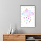 Fantasy Unicorn Wall Decor Children's Art Animal Canvas in Soft Color for Rest Room Clearhalo 'Art Gallery' 'Canvas Art' 'Kids' Arts' 1956721