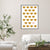 Unique Heart-Shaped Graphic Wall Decor Yellow Children's Art Canvas for Living Room Yellow Clearhalo 'Art Gallery' 'Canvas Art' 'Kids' Arts' 1956727