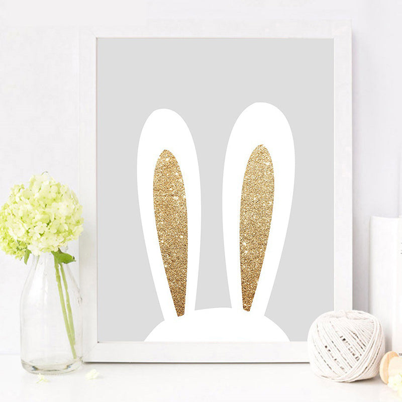 Abstract Pattern Canvas Print Pastel Color Kids Style Wall Art Decor for Drawing Room White Clearhalo 'Art Gallery' 'Canvas Art' 'Kids' Arts' 1956747