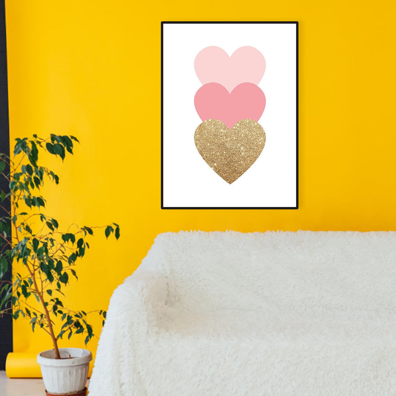 Abstract Pattern Canvas Print Pastel Color Kids Style Wall Art Decor for Drawing Room Clearhalo 'Art Gallery' 'Canvas Art' 'Kids' Arts' 1956757