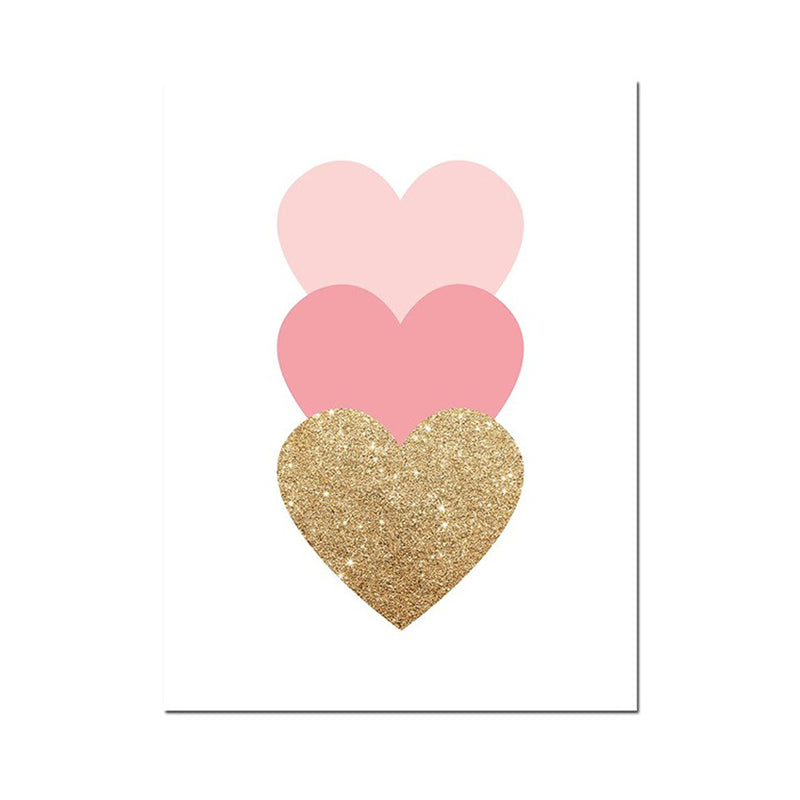 Abstract Pattern Canvas Print Pastel Color Kids Style Wall Art Decor for Drawing Room Clearhalo 'Art Gallery' 'Canvas Art' 'Kids' Arts' 1956758