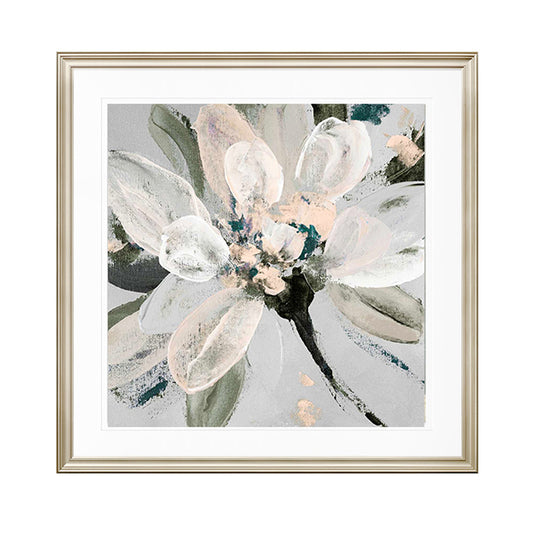 Contemporary Bloomy Flower Canvas Print Textured Soft Color Painting for Home Interior Clearhalo 'Art Gallery' 'Canvas Art' 'Contemporary Art Gallery' 'Modern' Arts' 1956773