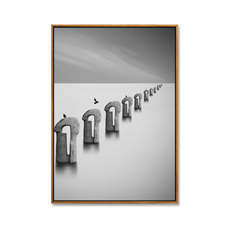 Contemporary Vivid Landscape Canvas Print Living Room Wall Art Decor in Soft Color Clearhalo 'Art Gallery' 'Canvas Art' 'Contemporary Art Gallery' 'Modern' Arts' 1956889