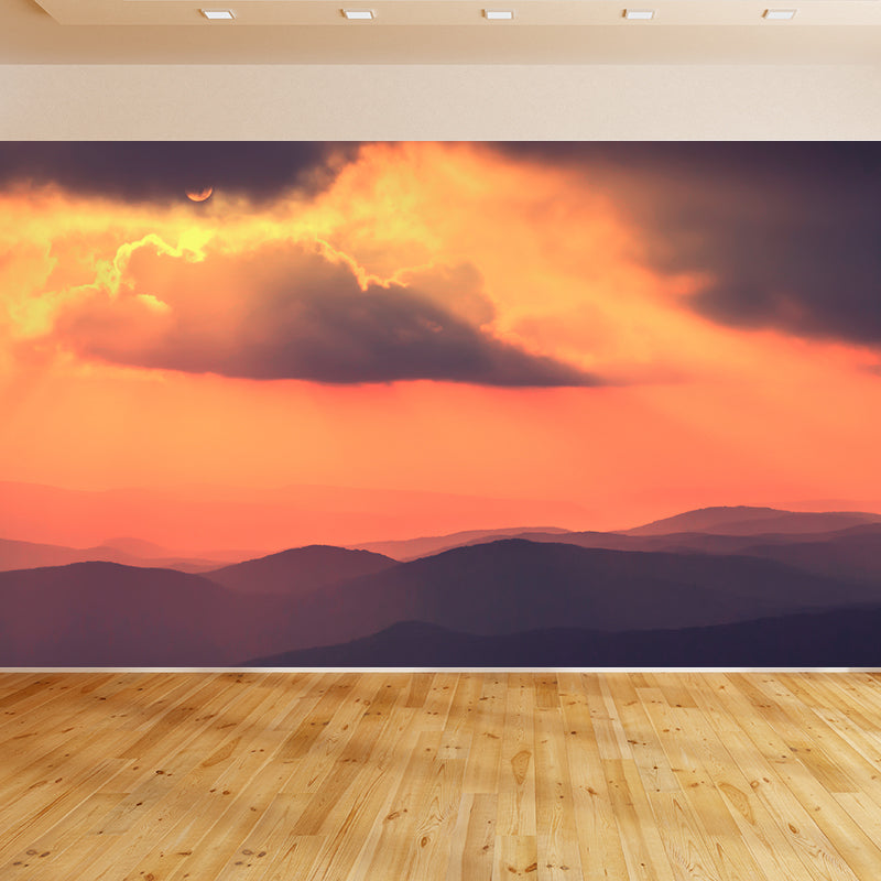 Nature Scenery Mountain Mural Decal Modern Smooth Wall Covering for House Interior Clearhalo 'Wall Decor' 'Wall Mural' 1956982