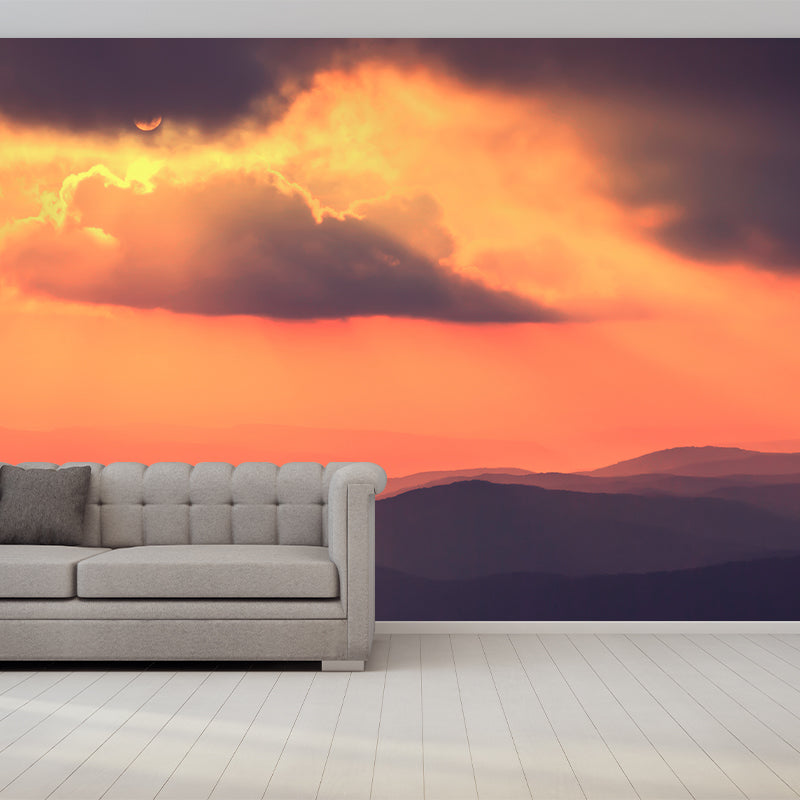 Nature Scenery Mountain Mural Decal Modern Smooth Wall Covering for House Interior Clearhalo 'Wall Decor' 'Wall Mural' 1956983