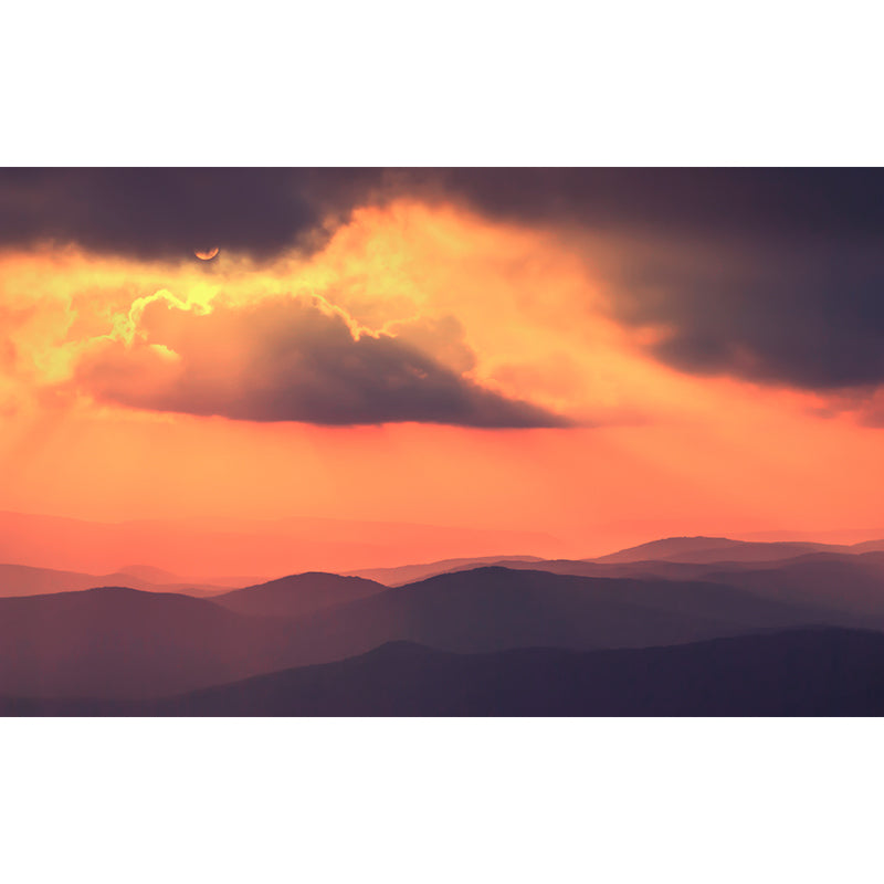 Nature Scenery Mountain Mural Decal Modern Smooth Wall Covering for House Interior Clearhalo 'Wall Decor' 'Wall Mural' 1956984