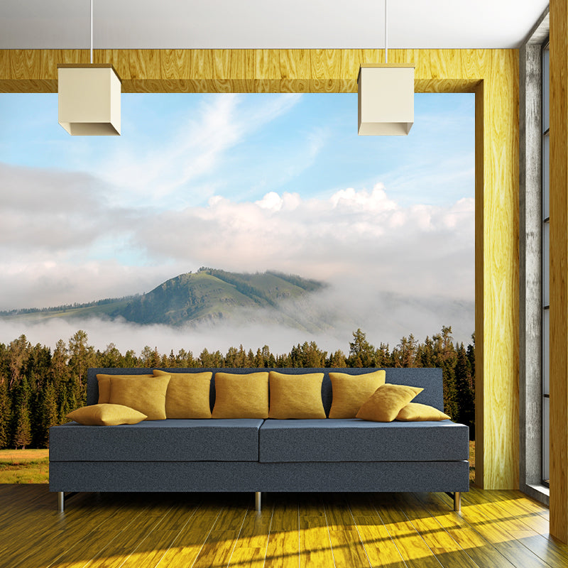 Nature Scenery Mountain Mural Decal Modern Smooth Wall Covering for House Interior Clearhalo 'Wall Decor' 'Wall Mural' 1956988
