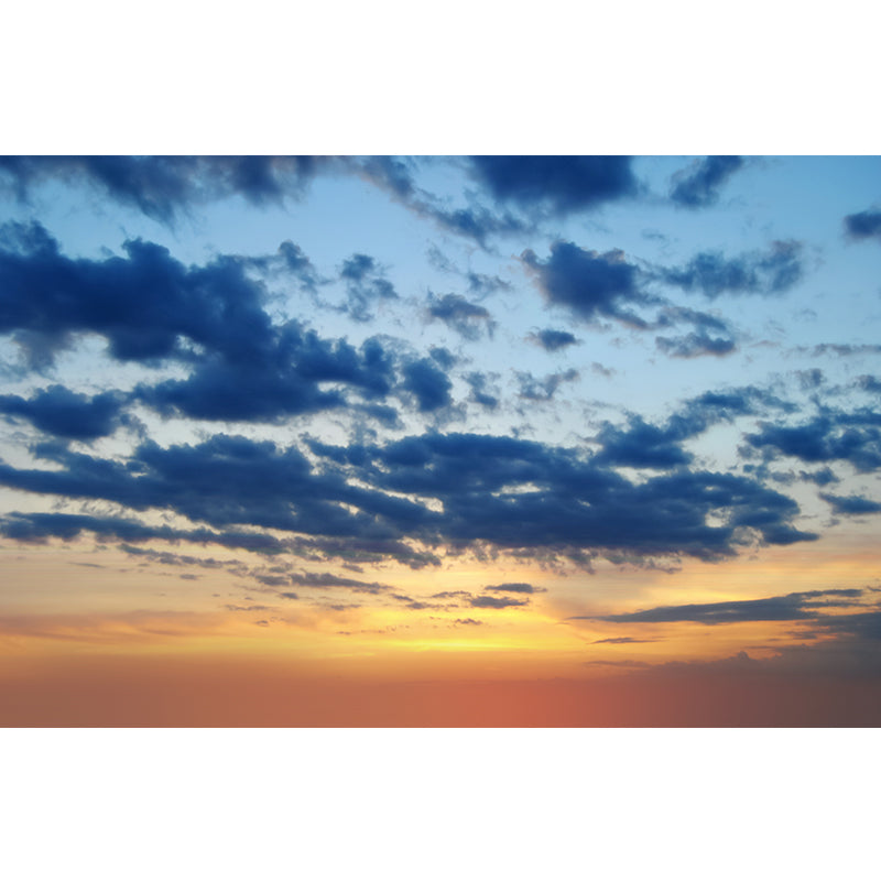 Splendid Evening Glow Mural Wallpaper for Living Room, Dark Color, Personalized Size Clearhalo 'Wall Decor' 'Wall Mural' 1957164