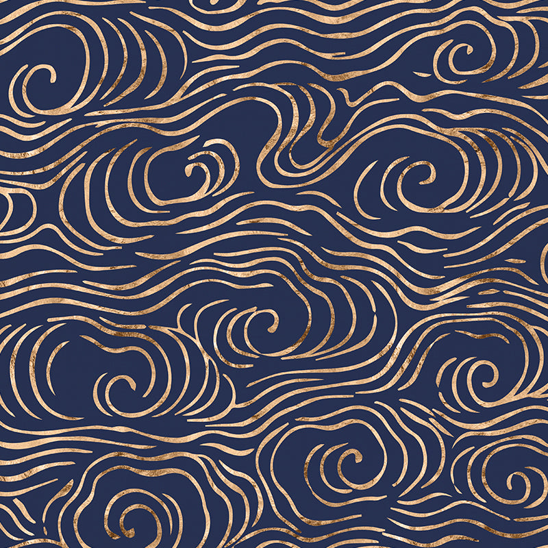 Non-Woven Home Decor Mural Wallpaper Modern Clouding Pattern Wall Covering, Customised Clearhalo 'Wall Decor' 'Wall Mural' 1957184