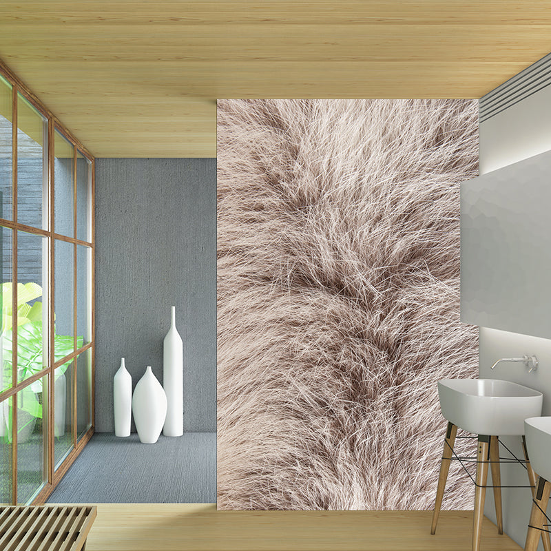 Soft Color Animal Skin Mural Decal Stain Resistant Contemporary Study Room Wall Covering Grey Clearhalo 'Wall Decor' 'Wall Mural' 1957226