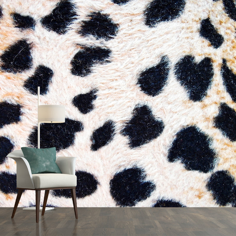 Pastel Color Leopard Print Mural Wallpaper Modern Stain-Proof Wall Decor for Rest Room Clearhalo 'Wall Decor' 'Wall Mural' 1957252
