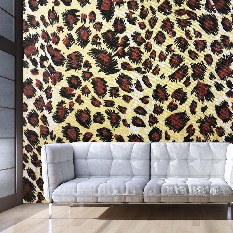 Full Size Photography Modern Mural Wallpaper with Animal Skin Pattern in Light Color Clearhalo 'Wall Decor' 'Wall Mural' 1957292