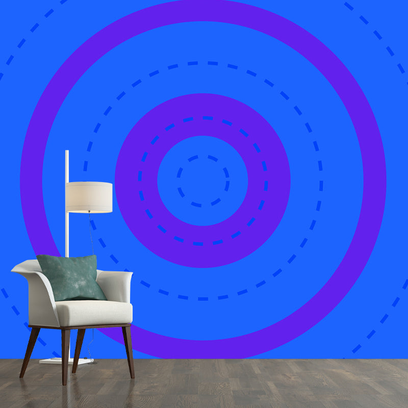 Novel Geometric Pattern Wall Mural Modern Non-Woven Textured Wall Decor in Soft Color Clearhalo 'Wall Decor' 'Wall Mural' 1957347