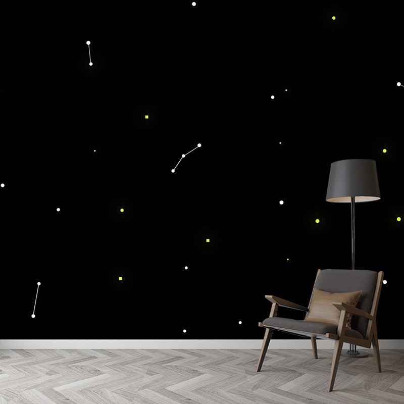 Novel Geometric Pattern Wall Mural Modern Non-Woven Textured Wall Decor in Soft Color Clearhalo 'Wall Decor' 'Wall Mural' 1957352