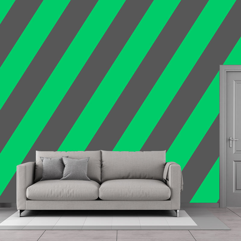 Extra Large Geometry Mural Light Color Non-Woven Wall Art for Home Decor, Customised Clearhalo 'Wall Decor' 'Wall Mural' 1957377