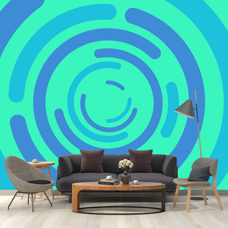 Huge Stylish Graphic Wall Mural Boys Room Geometry Wall Art in Pastel Color, Stain-Proofing Clearhalo 'Wall Decor' 'Wall Mural' 1957393