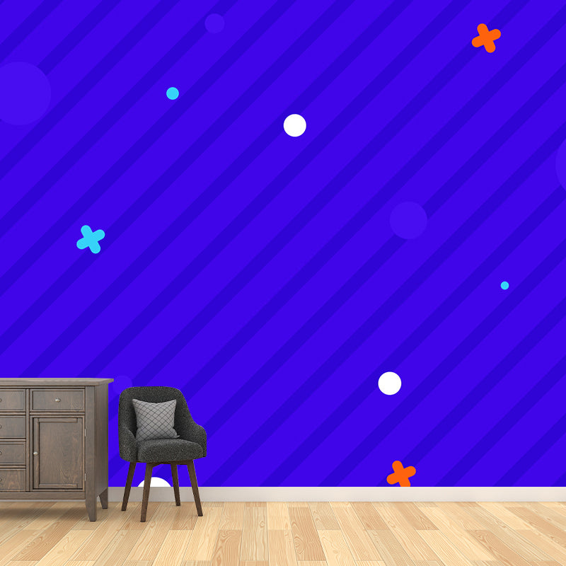 Fancy Geometric Pattern Mural Wallpaper Modern Non-Woven Wall Decor, Made to Measure Clearhalo 'Wall Decor' 'Wall Mural' 1957427