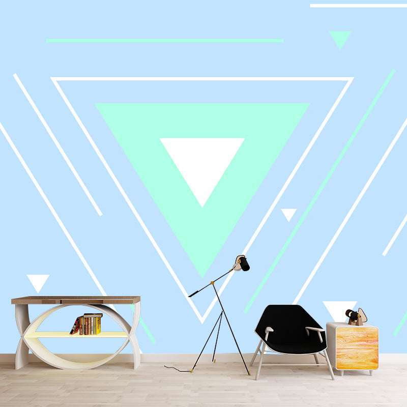 Fancy Geometric Pattern Mural Wallpaper Modern Non-Woven Wall Decor, Made to Measure Clearhalo 'Wall Decor' 'Wall Mural' 1957433