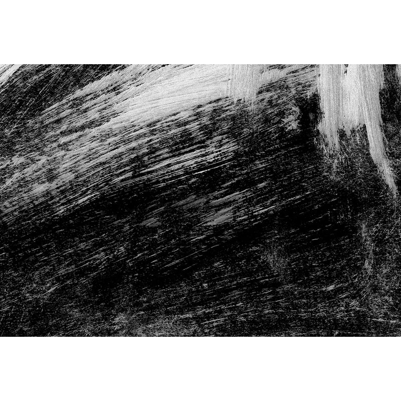 Black Brush Stroke Graphic Mural Wallpaper Contemporary Non-Woven Wall Covering, Custom Printed Clearhalo 'Wall Decor' 'Wall Mural' 1957585