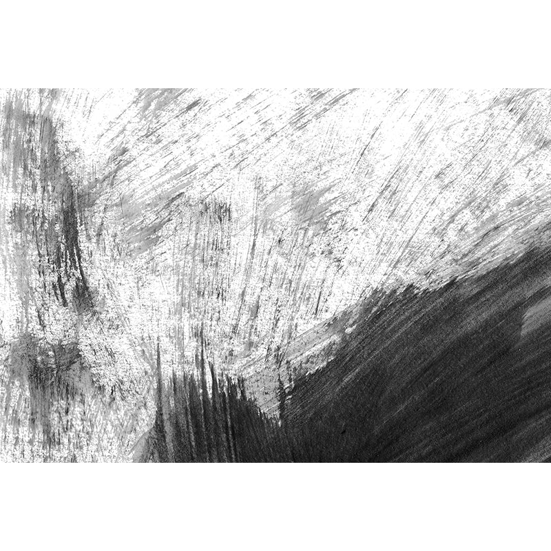 Illustration Brush Stroke Wall Mural Giant Wall Covering for Dining Room, Custom Clearhalo 'Wall Decor' 'Wall Mural' 1957630