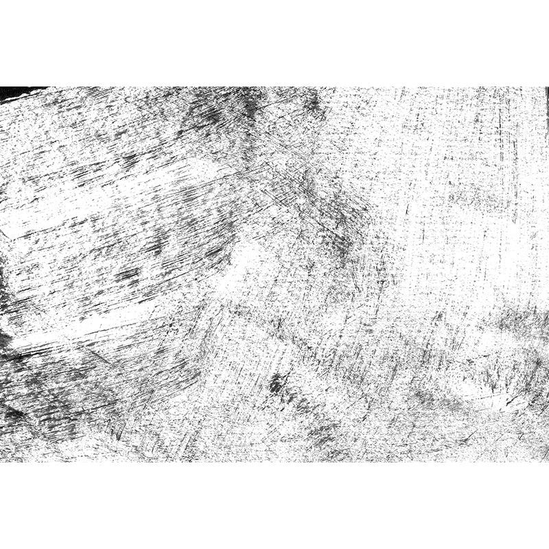 Black Brush Stroke Pattern Mural Decal for Decoration Modern Living Room Wall Art Clearhalo 'Wall Decor' 'Wall Mural' 1957705