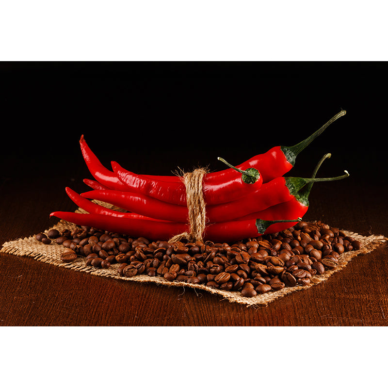 Modern Coffee Bean Pattern Mural Pastel Color Study Room Wall Decor, Personalized Clearhalo 'Wall Decor' 'Wall Mural' 1957830