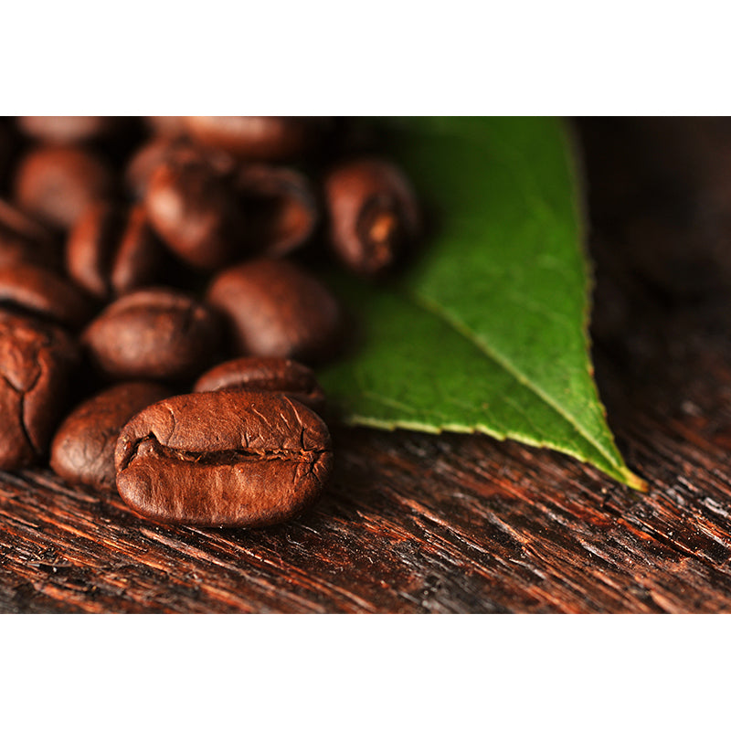 Full Size Photography Modern Mural Wallpaper with Coffee Bean Graphic in Soft Color Clearhalo 'Wall Decor' 'Wall Mural' 1957850