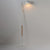 Metallic Semi-Globe Floor Light Contemporary Single Bulb Black/White Stand Up Lamp for Living Room White Clearhalo 'Floor Lamps' 'Lamps' Lighting' 1957992