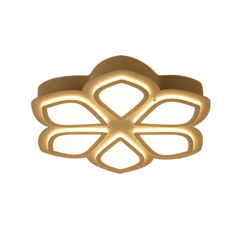 Nordic LED Ceiling Light Acrylic Flush Ceiling Lights in White for Bedroom Clearhalo 'Ceiling Lights' 'Close To Ceiling Lights' 'Close to ceiling' 'Flush mount' Lighting' 195812