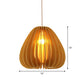 Globe/Oval/Pumpkin Bamboo Pendant Light Modern 1-Light Beige Suspended Lighting Fixture over Dining Table Clearhalo 'Ceiling Lights' 'Modern Pendants' 'Modern' 'Pendant Lights' 'Pendants' Lighting' 1958123