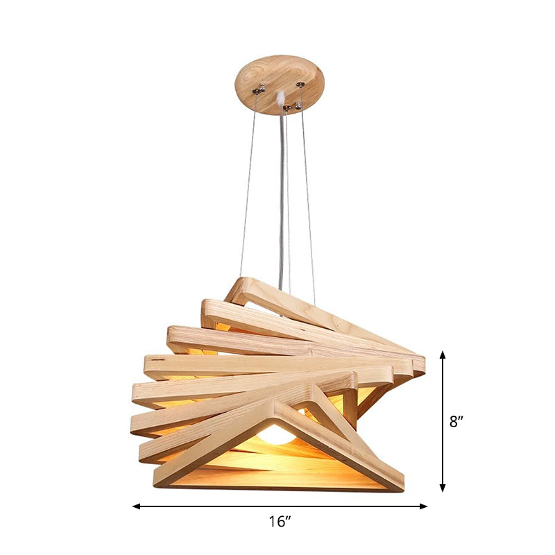 Globe/Oval/Pumpkin Bamboo Pendant Light Modern 1-Light Beige Suspended Lighting Fixture over Dining Table Clearhalo 'Ceiling Lights' 'Modern Pendants' 'Modern' 'Pendant Lights' 'Pendants' Lighting' 1958137