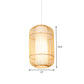 Diamond/Drum/Barrel Drop Pendant Asian Style Bamboo 1-Light Restaurant Hanging Light Kit in Beige Clearhalo 'Ceiling Lights' 'Modern Pendants' 'Modern' 'Pendant Lights' 'Pendants' Lighting' 1958175
