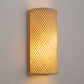 Half-Cylindrical Flush Mount Wall Light Minimalist Bamboo 1 Head Hallway Wall Sconce in Beige Clearhalo 'Modern wall lights' 'Modern' 'Wall Lamps & Sconces' 'Wall Lights' Lighting' 1958241