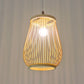 Funnel/Urn/Pear Ceiling Hang Light Asian Bamboo Single-Bulb Tearoom Hanging Pendant in Beige Clearhalo 'Ceiling Lights' 'Modern Pendants' 'Modern' 'Pendant Lights' 'Pendants' Lighting' 1958454