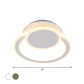 White/Green Hoop LED Flush Mount Light Simplicity Metal Ceiling Lighting in Warm/White Light for Bedroom Clearhalo 'Ceiling Lights' 'Close To Ceiling Lights' 'Close to ceiling' 'Flush mount' Lighting' 1958973