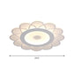 Blossom Ultra-Thin LED Ceiling Lighting Minimalist Acrylic White Flush-Mount Light Fixture for Bedroom, 8"/23.5"/31" Wide Clearhalo 'Ceiling Lights' 'Close To Ceiling Lights' 'Close to ceiling' 'Flush mount' Lighting' 1959098