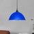 1 Head Hanging Lamp with Dome Shade Metallic Industrial Living Room Ceiling Pendant Light in Red/Yellow Blue Clearhalo 'Art Deco Pendants' 'Cast Iron' 'Ceiling Lights' 'Ceramic' 'Crystal' 'Industrial Pendants' 'Industrial' 'Metal' 'Middle Century Pendants' 'Pendant Lights' 'Pendants' 'Tiffany' Lighting' 1959586